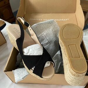 Llansa Canvas Espadrille Sandal Wedges